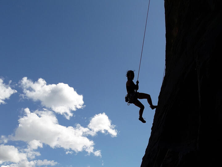 Jacques Le Hir: climbing